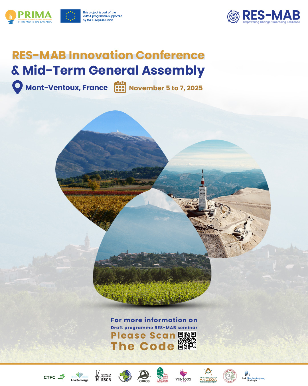 RES-MAB Innovation Conference & Mid-Term General Assembling   in Mont-Ventoux, France